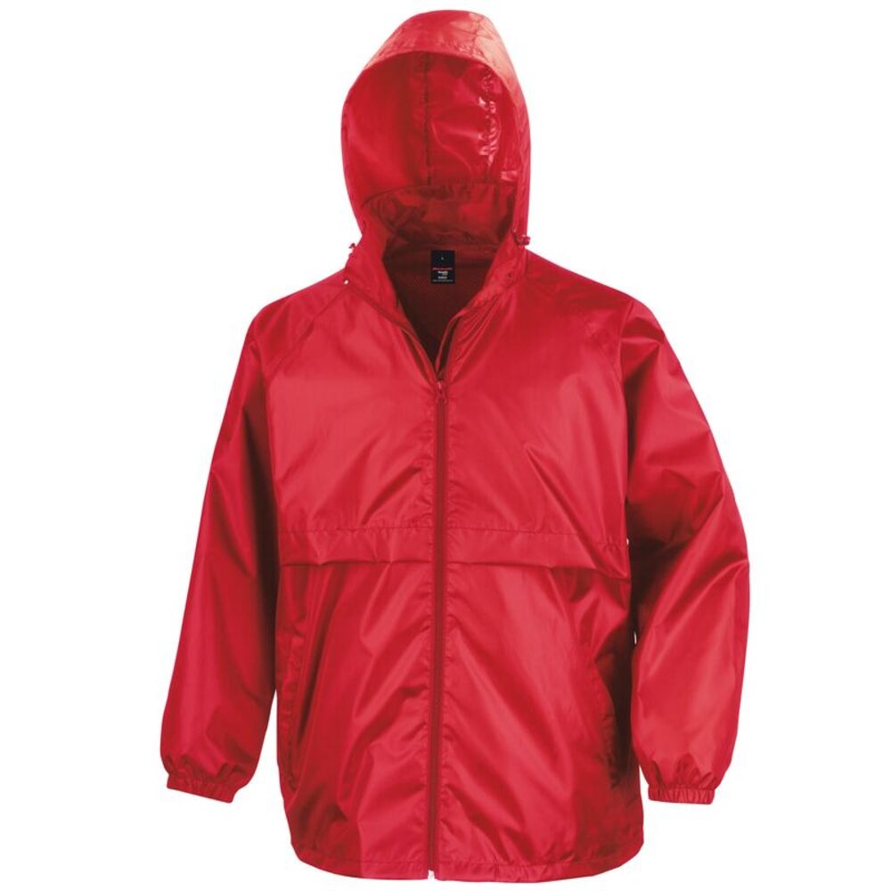Result Mens Core Lightweight Waterproof Shield Windproof Casual Rain Jacket / Re